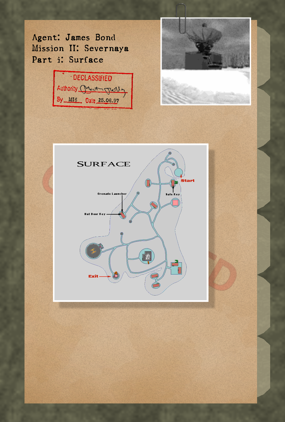 GoldenEye Surface 2 walkthrough, from communications link to the